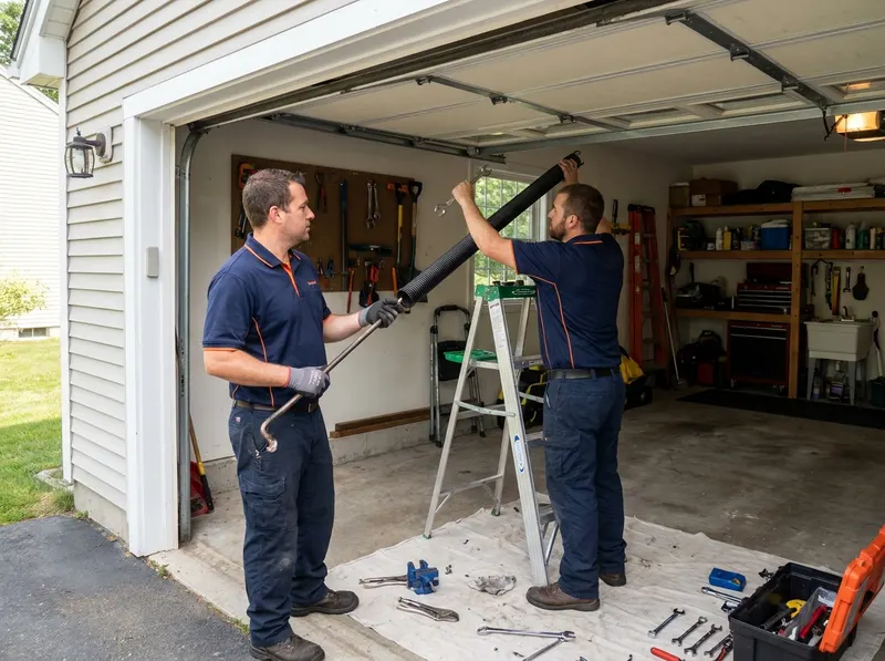 Broken Torsion Spring Replacement in Amherst, MA