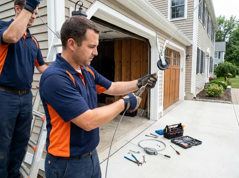 Garage Door Cable Replacement in Amherst, MA