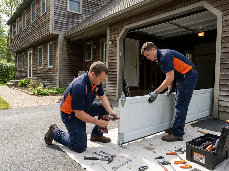 Garage Door Panel Replacement in Amherst, MA